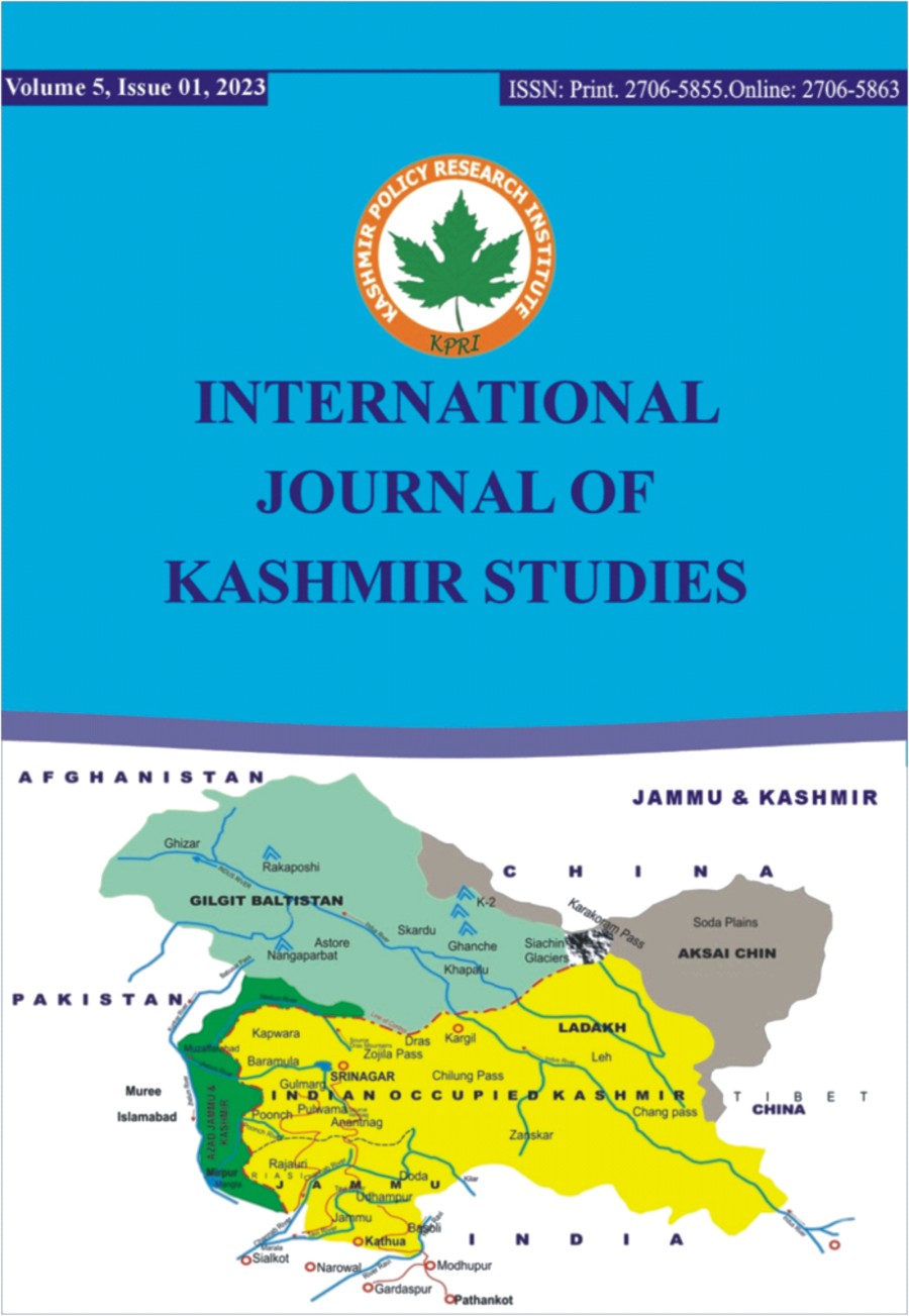 International Journal 	of Kashmir Studies        